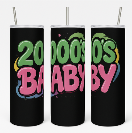 70s-2000s Baby airbrush Tumbler