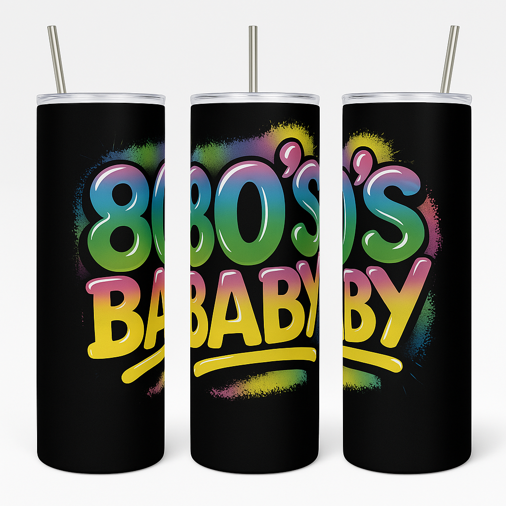 70s-2000s Baby airbrush Tumbler