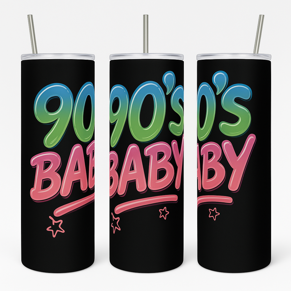 70s-2000s Baby airbrush Tumbler