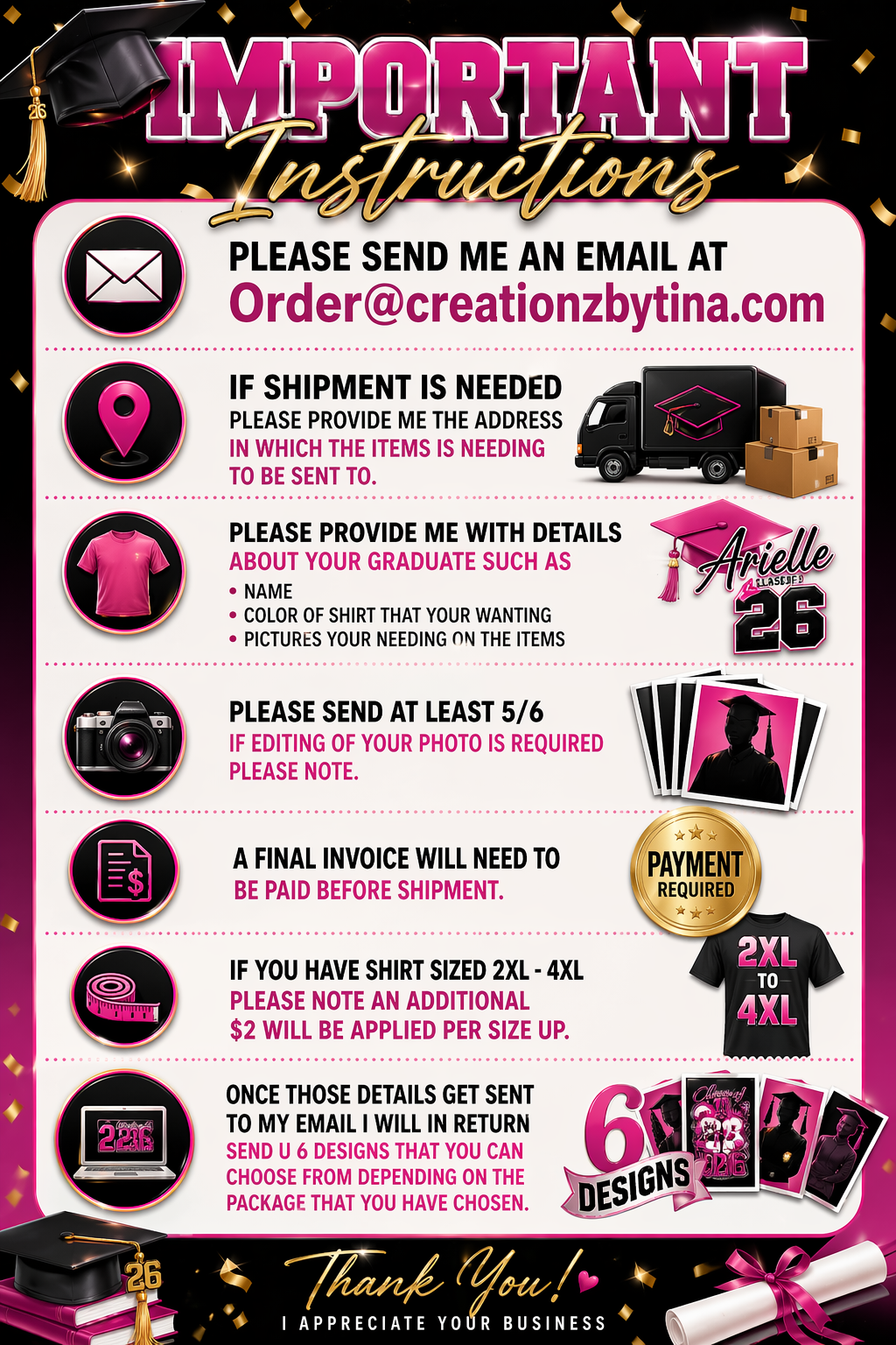 🎓 GRADUATION PACKAGE COLLECTION ,CUSTOM MADE JUST FOR YOUR GRAD 🎓