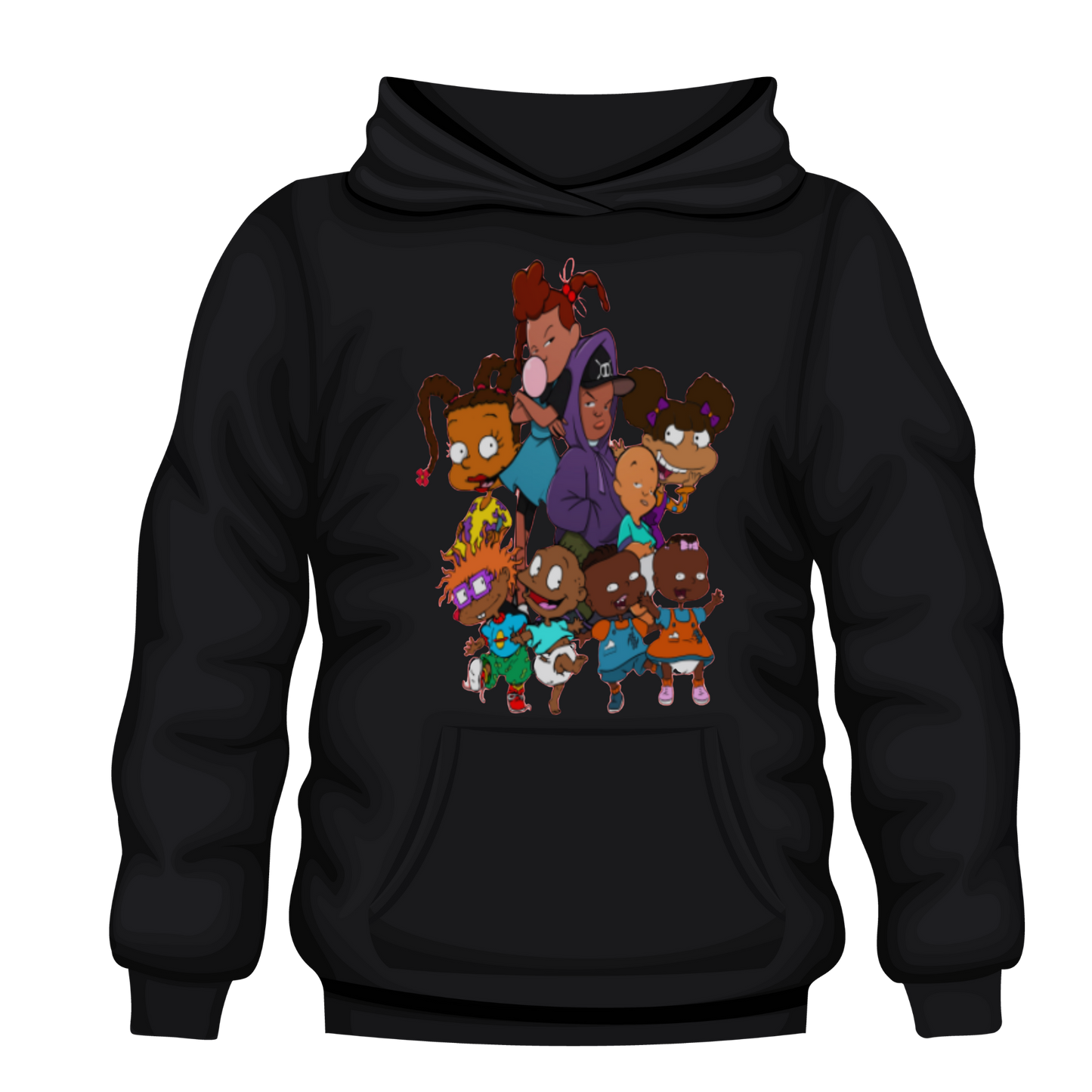 Rugrats Black Hoodie