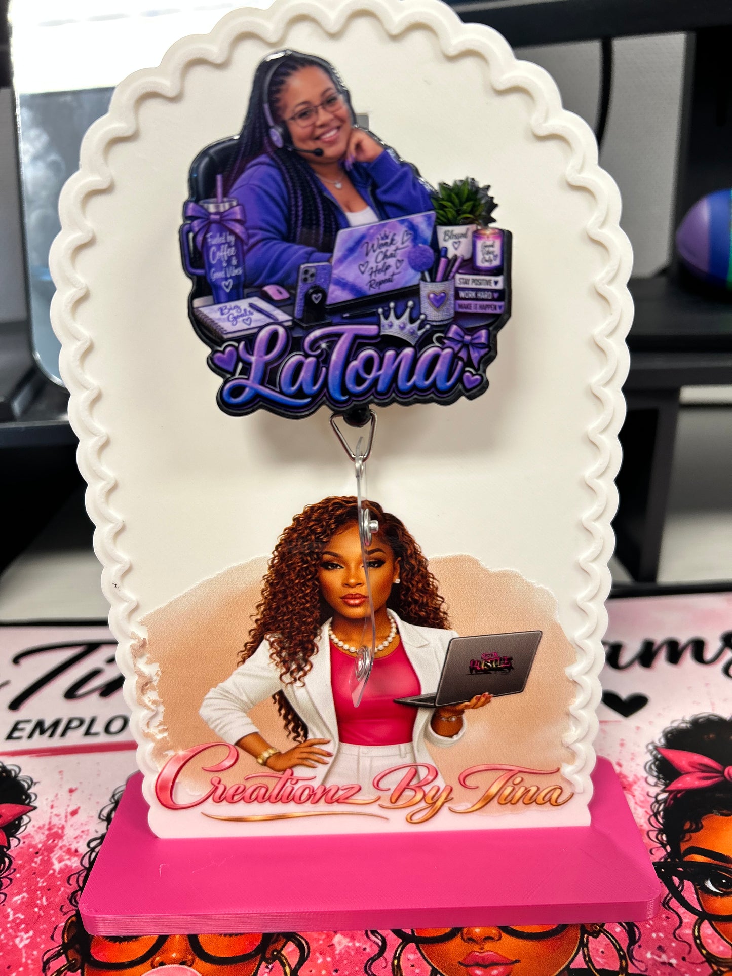 Custom Photo Badge Reel