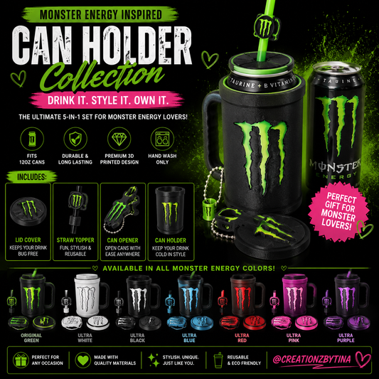 Monster Energy Inspired Can Holder Collection