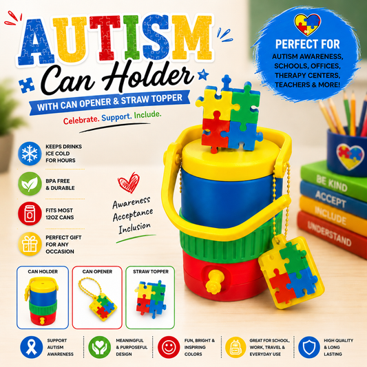 Autism Awareness Can Holder