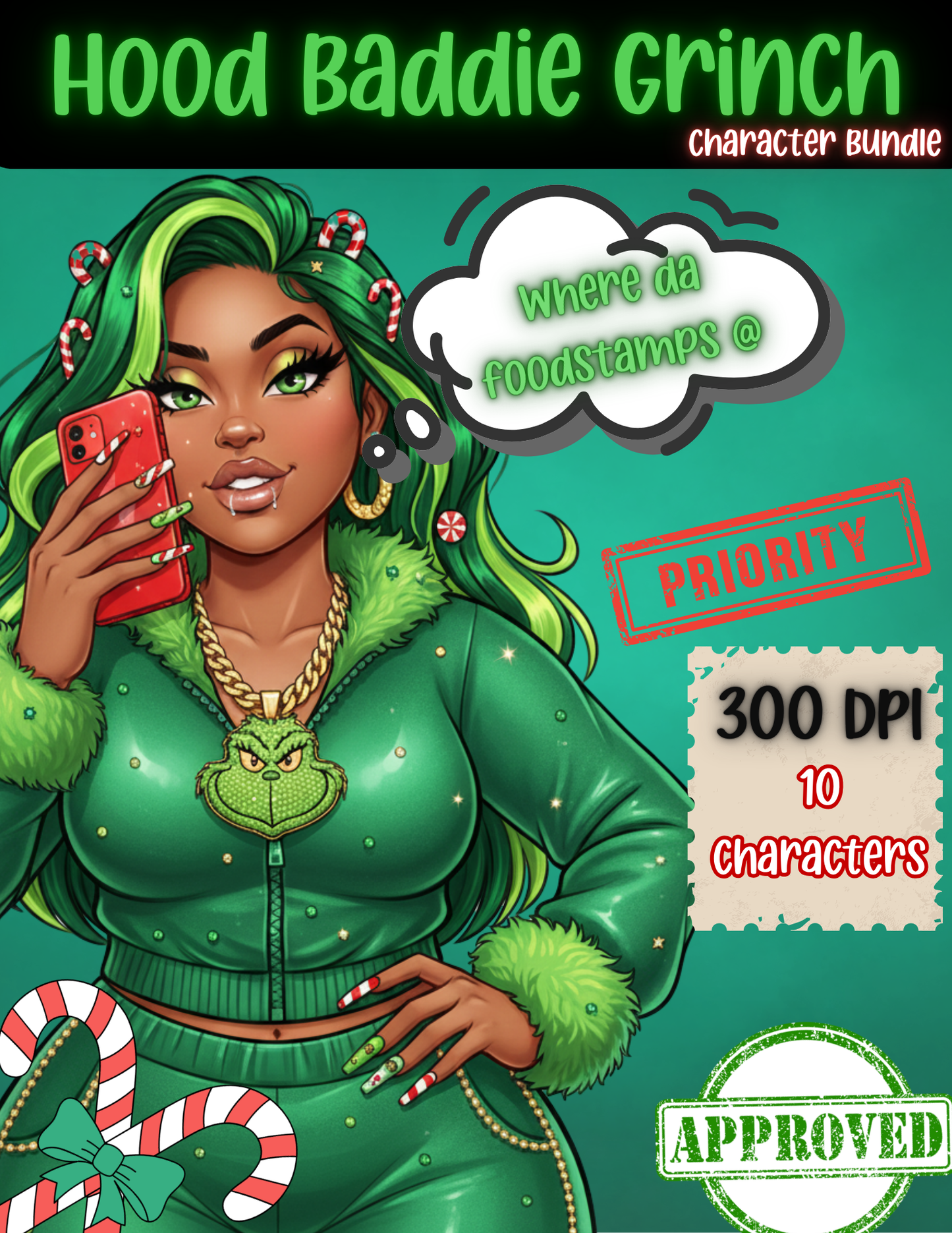 Hood Grinchmas Baddie Bundle