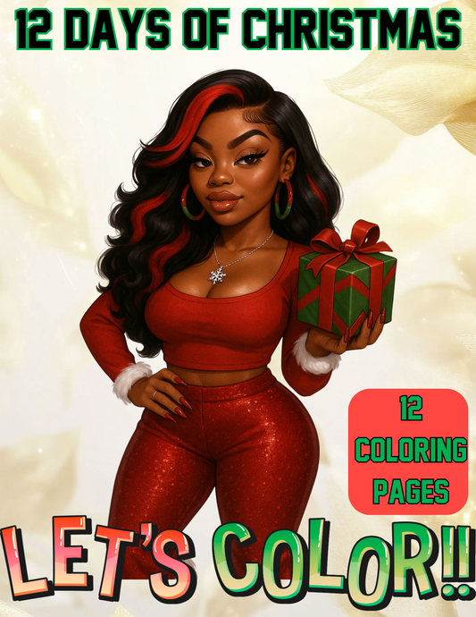 12 Days of Ratchet Christmas – Digital Coloring Pages