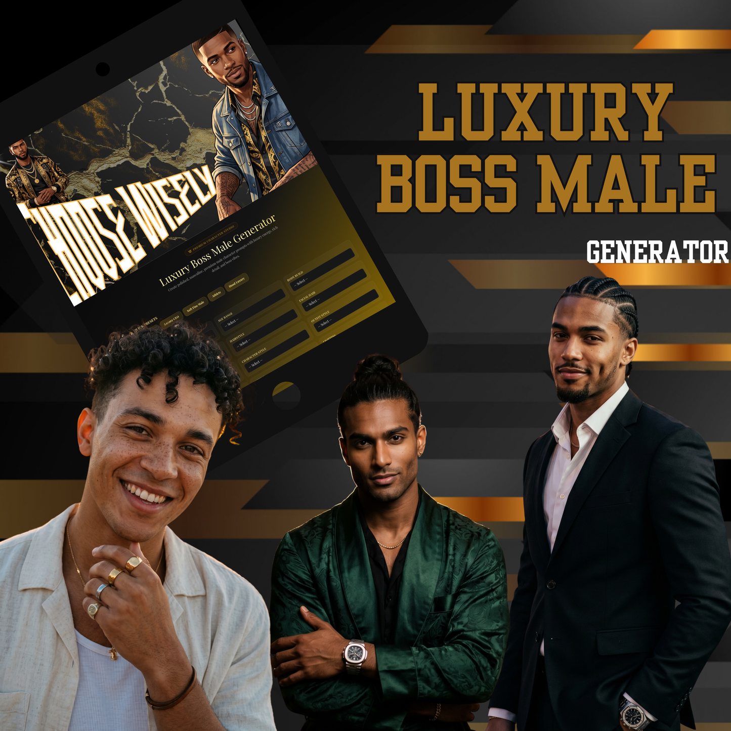 Luxury Boss Male Generator