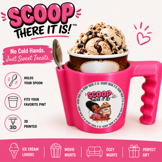 🍨 Scoop There It Is™ Ice Cream Pint Holder