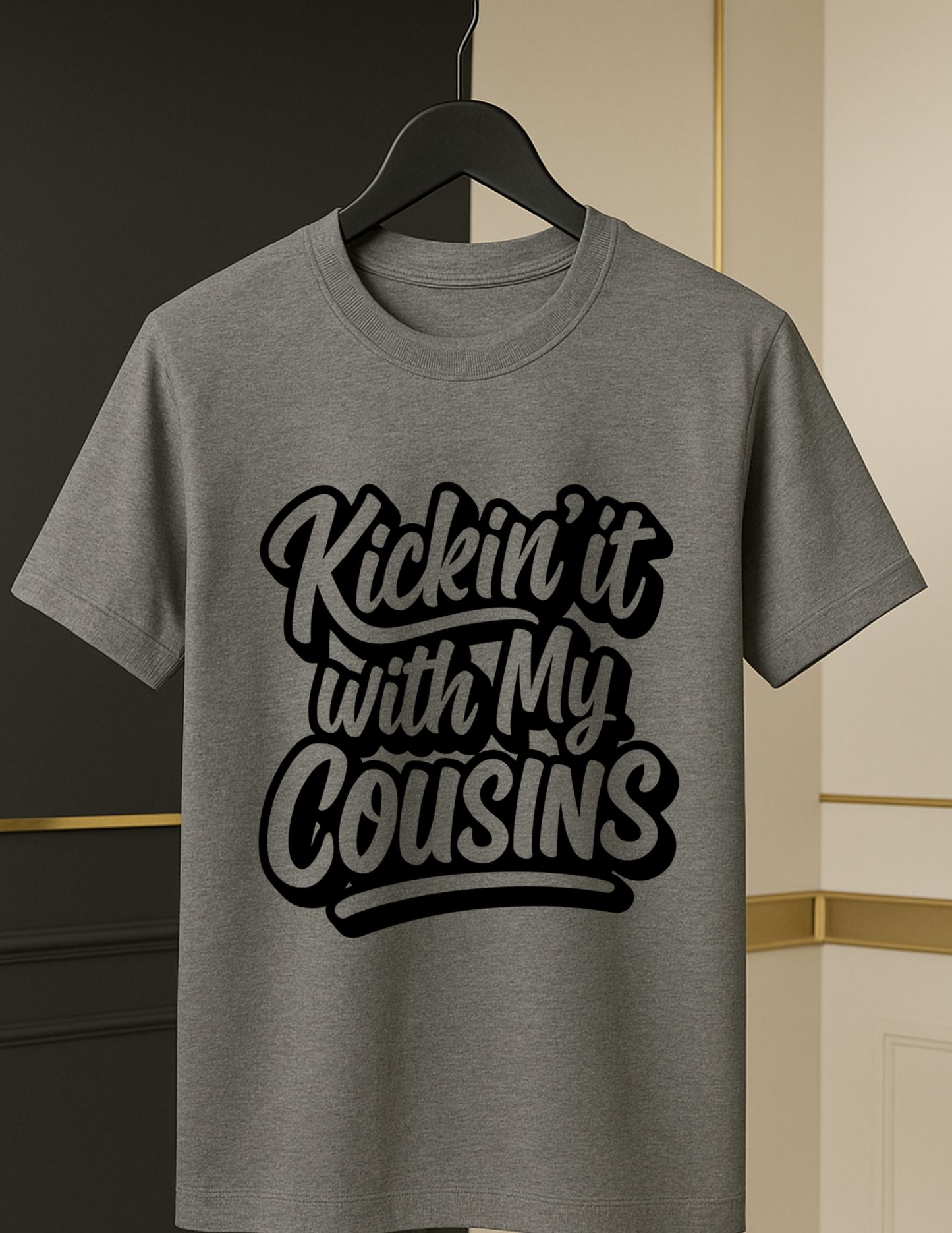 Kickin’ It With My Cousins Tee – Family Matching DTF Shirt