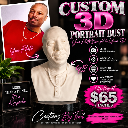 CUSTOM 3D PORTRAIT BUST