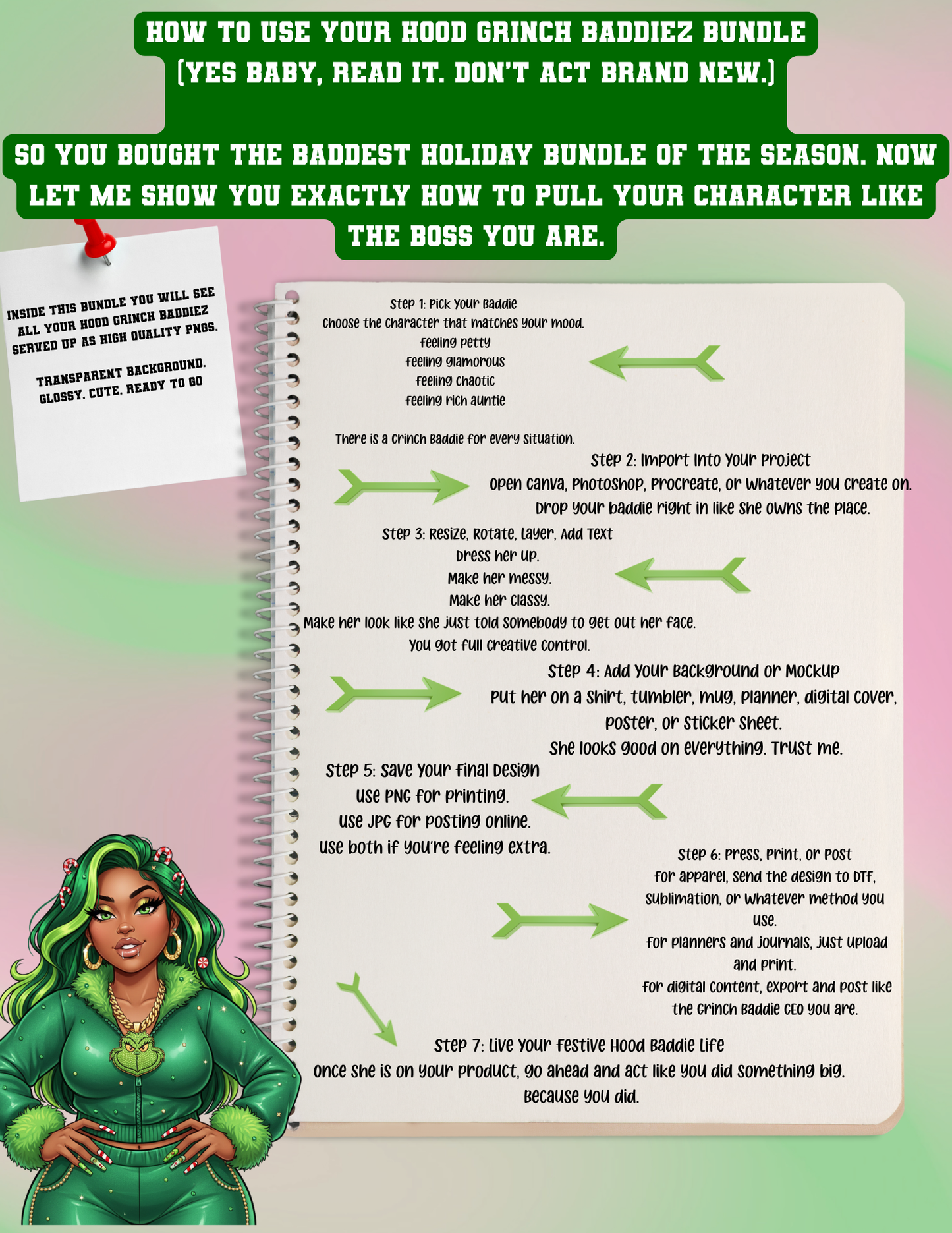 Hood Grinchmas Baddie Bundle
