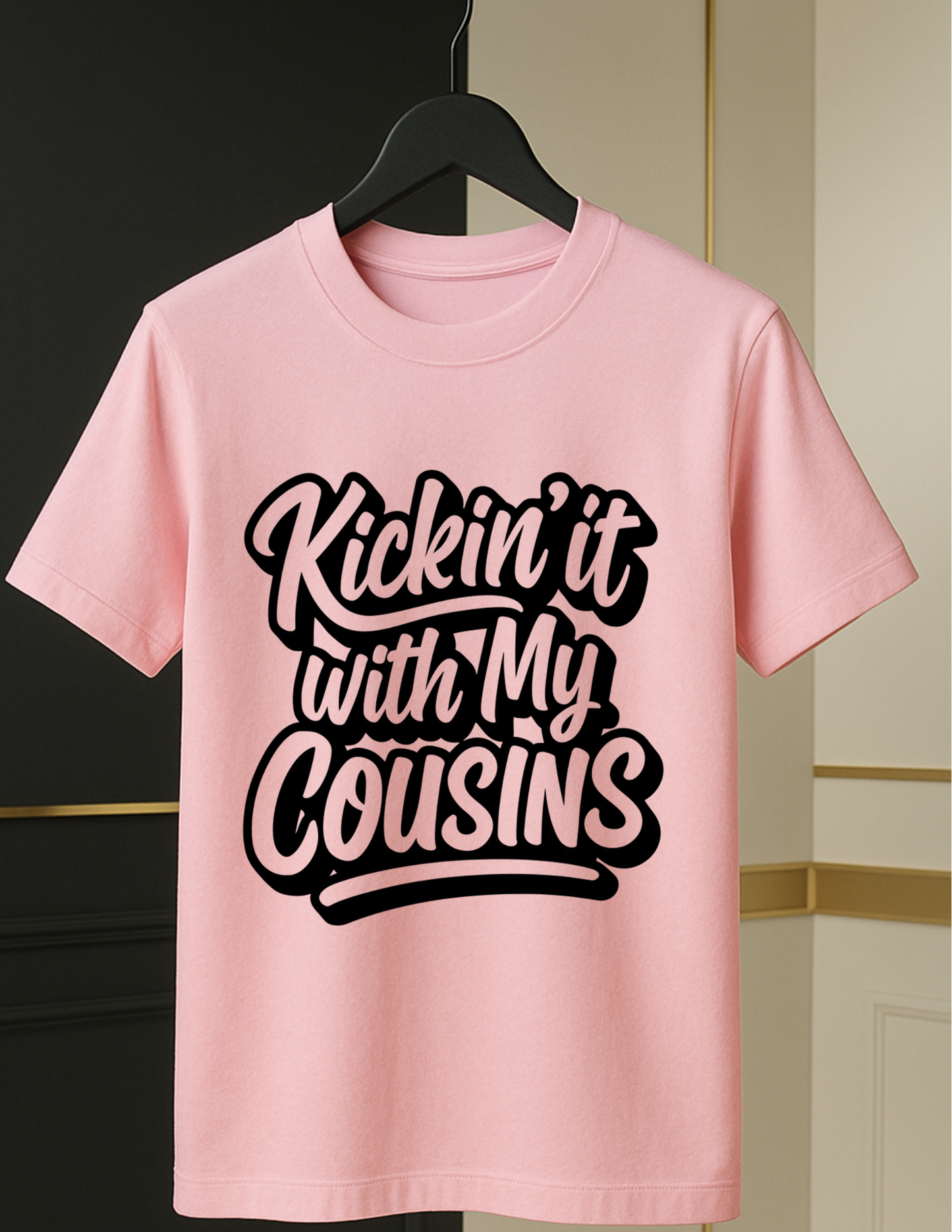 Kickin’ It With My Cousins Tee – Family Matching DTF Shirt