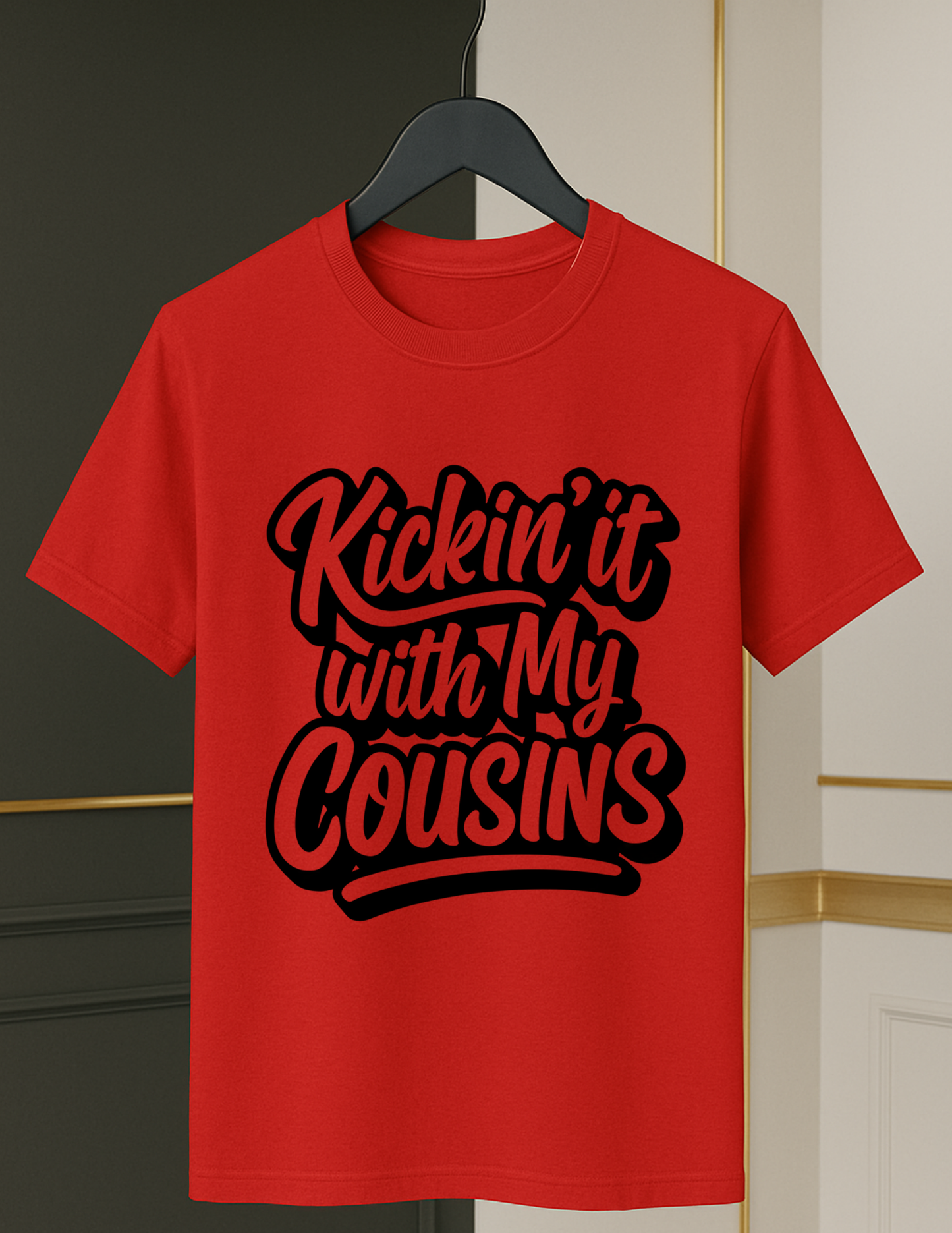 Kickin’ It With My Cousins Tee – Family Matching DTF Shirt