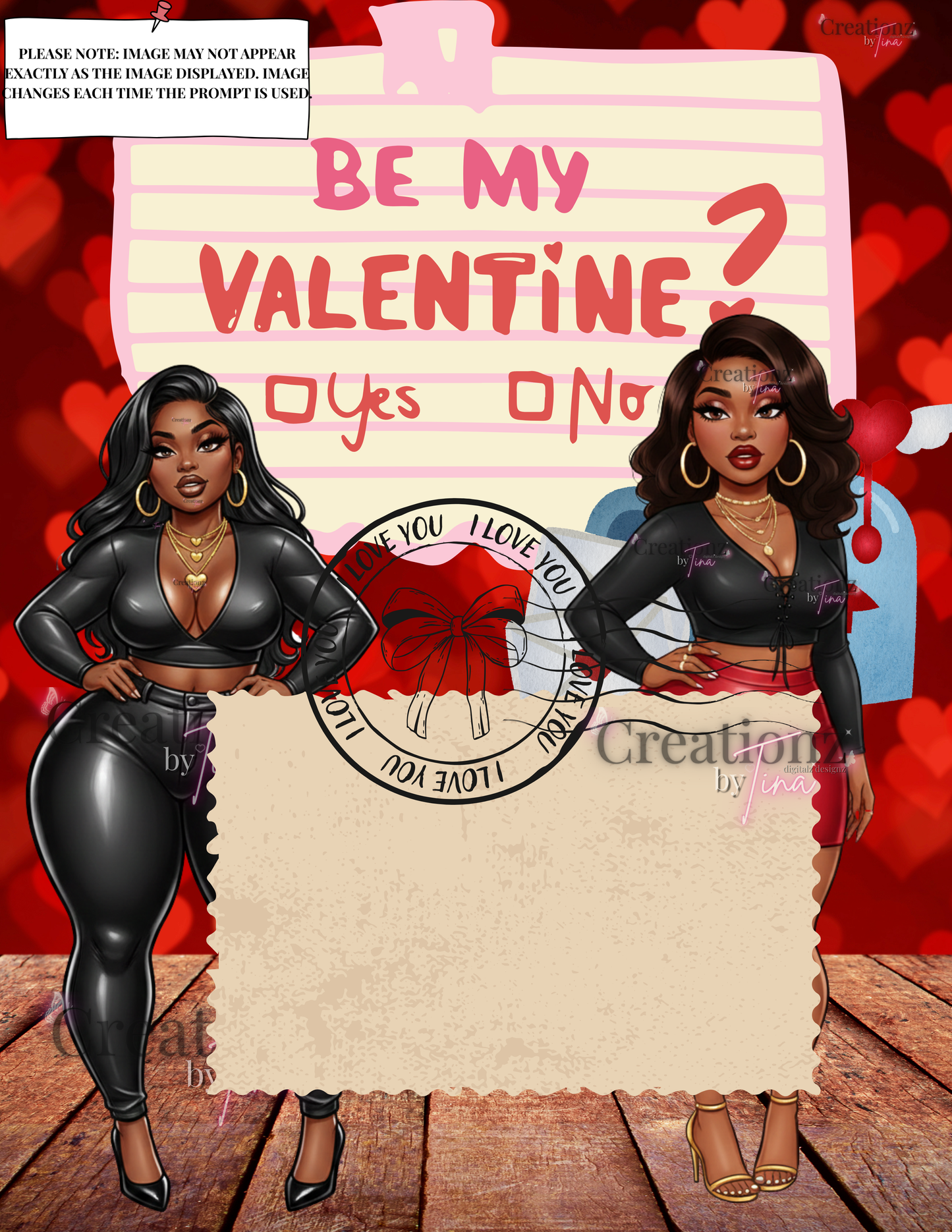 VALENTINE BADDIES PROMPT BOOK