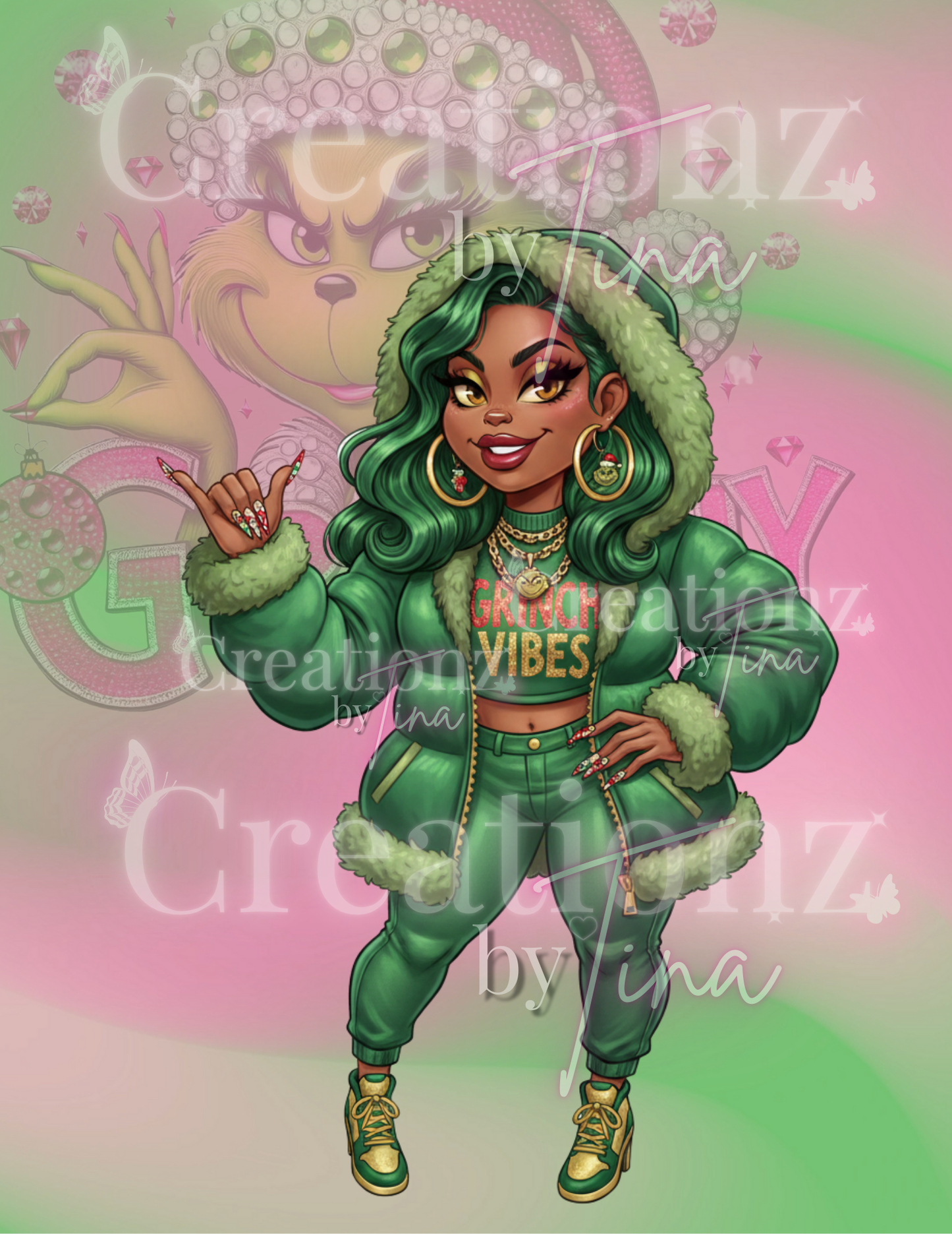 Hood Grinchmas Baddie Bundle