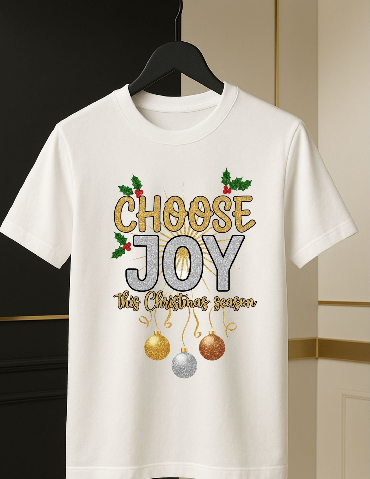 Choose Joy This Christmas Season Tee DTF Shirt