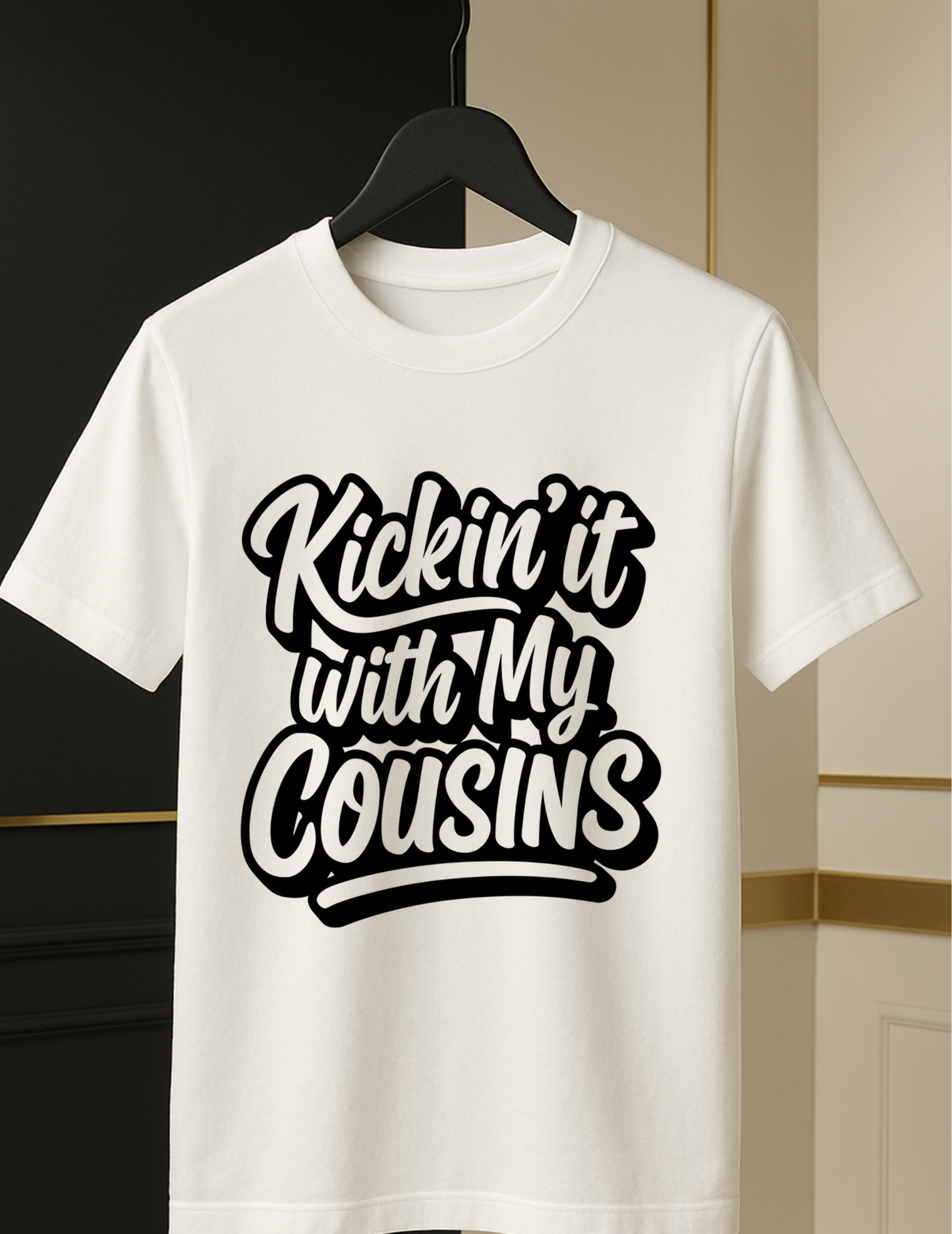 Kickin’ It With My Cousins Tee – Family Matching DTF Shirt