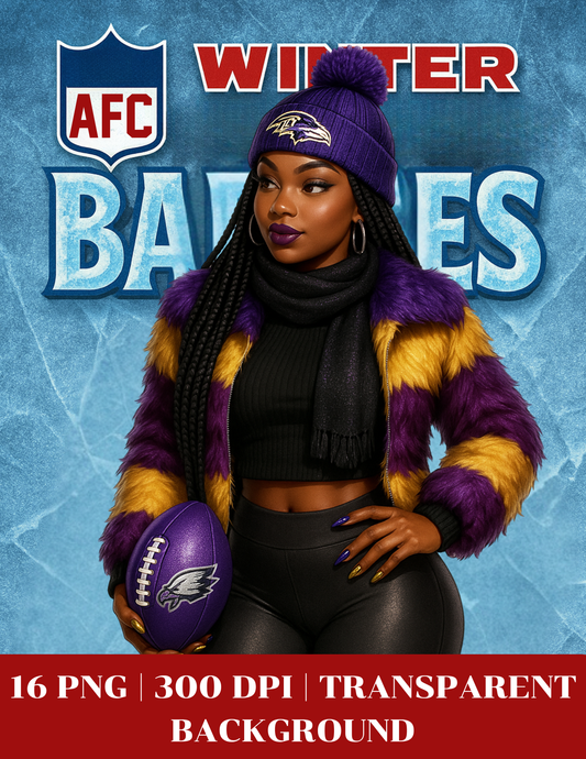 ❄️ NFL Winter Baddies Collection —AFC Edition